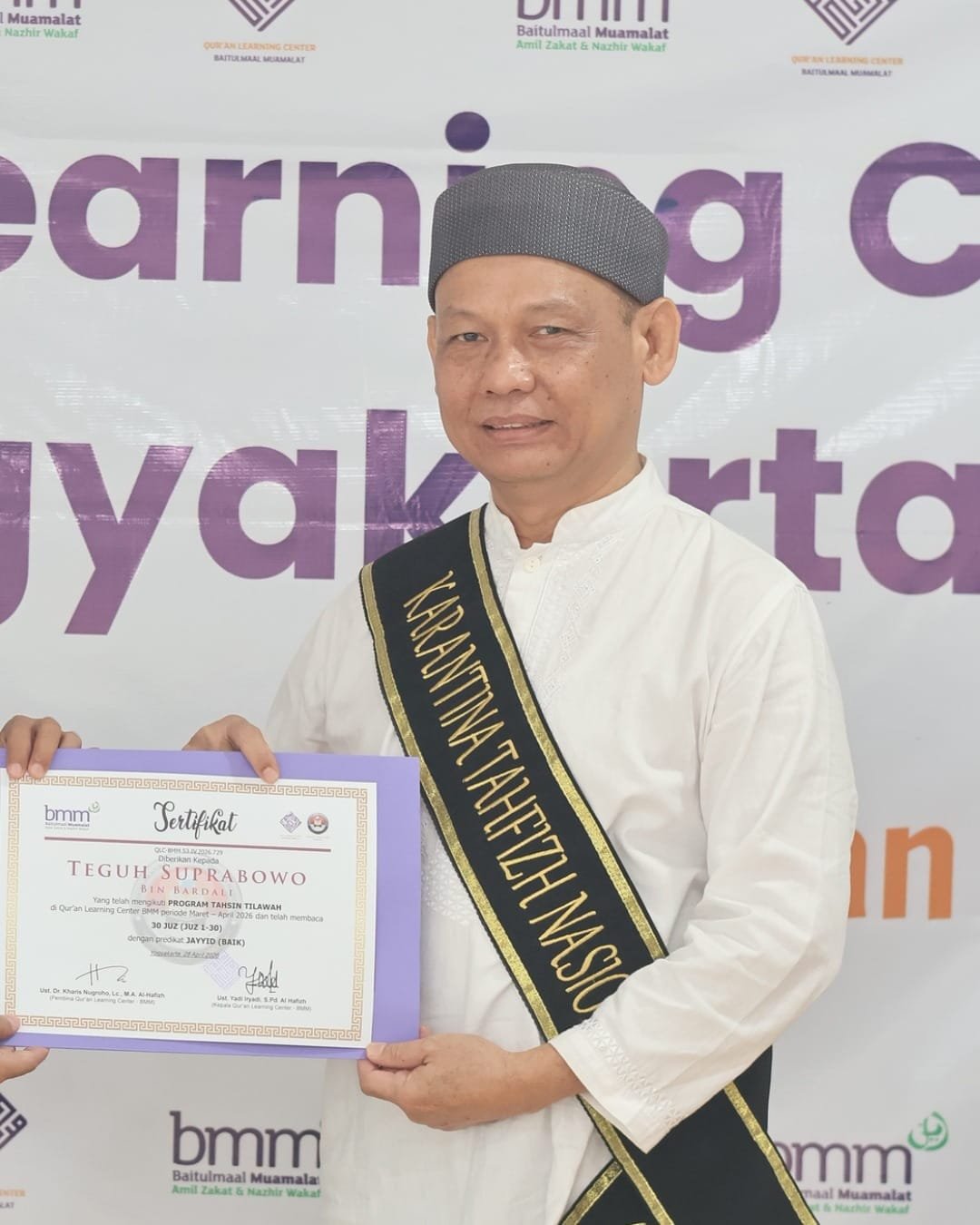 Testimoni program tahsin di QLC Yogyakarta daripada Bapak Teguh Suprabowo